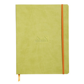 Rhodia Softcover Notebook - Large - Anise Green - Dotted